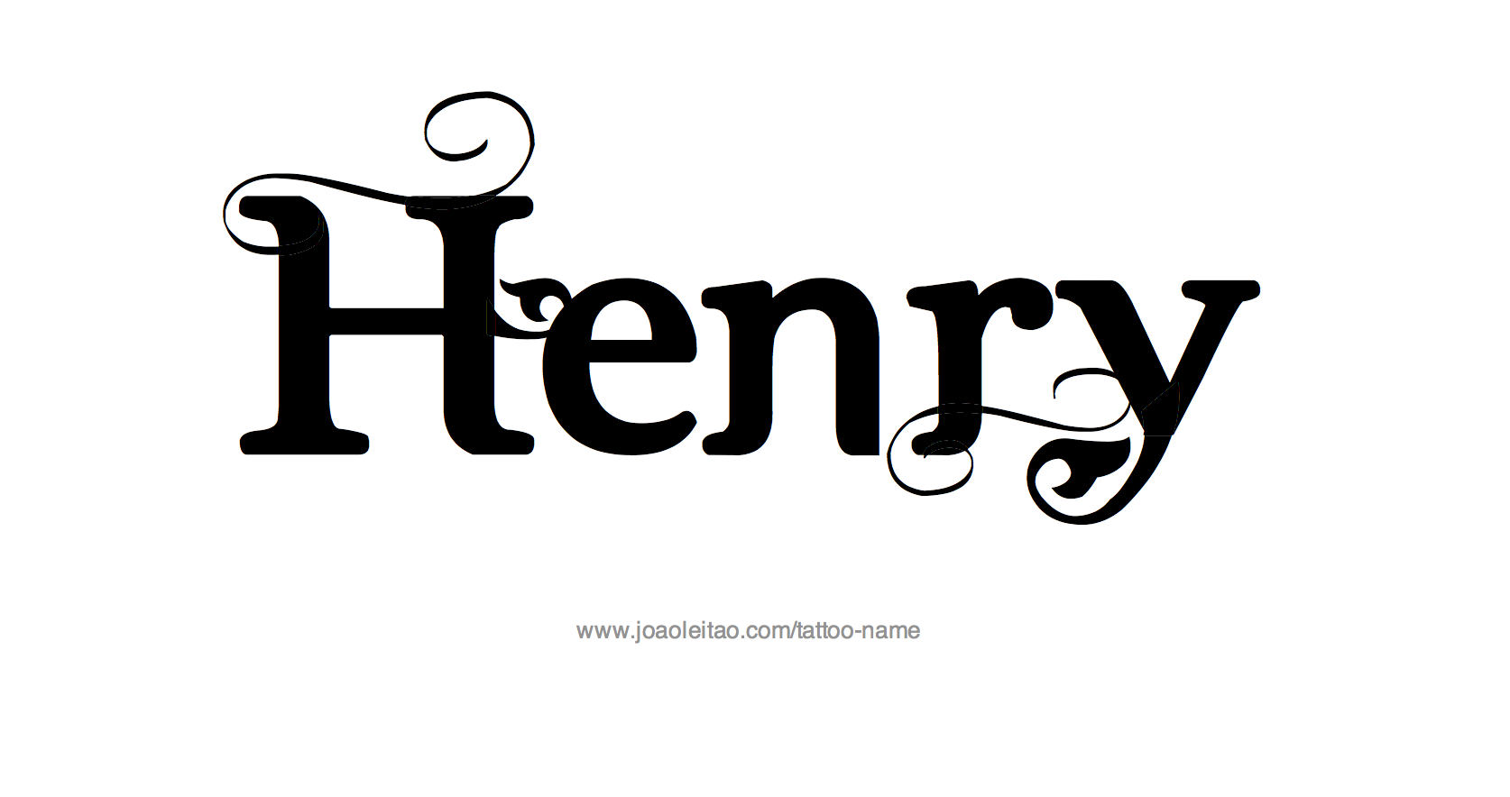 henry-name-tattoo-designs